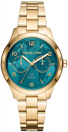 Michael Kors Niebieski/Stal w odcieniu złota Ø38 mm MK6611