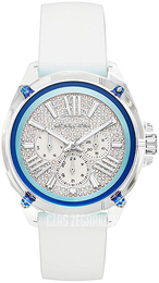 Michael Kors Srebrny/Guma Ø42 mm MK6679