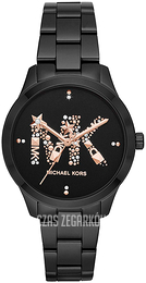 Michael Kors Czarny/Stal Ø38 mm MK6683