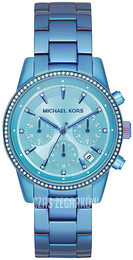 Michael Kors Niebieski/Stal Ø37 mm MK6684