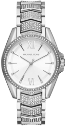 Michael Kors Biały/Stal Ø38 mm MK6687