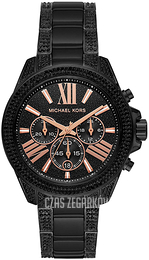 Michael Kors Czarny/Stal Ø42 mm MK6708