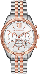 Michael Kors Srebrny/Stal w kolorze różowego złota Ø42 mm MK6711