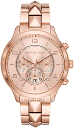 Michael Kors Różowe złoto/Stal w kolorze różowego złota Ø44 mm MK6713