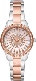 Michael Kors Layton Różowy/Stal w kolorze różowego złota Ø33 mm MK6894