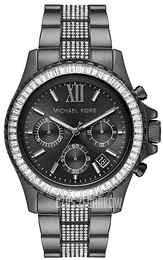 Michael Kors Everest Czarny/Stal Ø42 mm MK6974