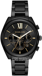 Michael Kors Czarny/Stal Ø42 mm MK7110