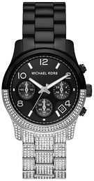 Michael Kors Runway Czarny/Stal Ø38 mm MK7433