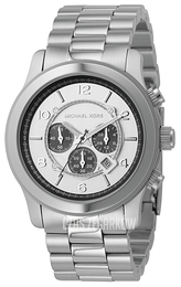 Michael Kors Runway Biały/Stal Ø45 mm MK8060
