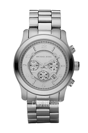 Michael Kors Runway Srebrny/Stal Ø45 mm MK8086
