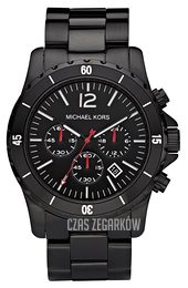 Michael Kors Czarny/Stal Ø45 mm MK8161