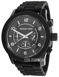 Michael Kors Czarny/Stal Ø45 mm MK8181