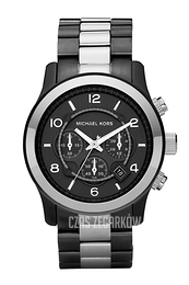Michael Kors Czarny/Stal Ø45 mm MK8182