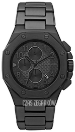 Michael Kors Czarny/Stal Ø46 mm MK8198