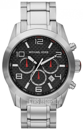 Michael Kors Czarny/Stal Ø44 mm MK8218