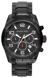Michael Kors Czarny/Stal Ø44 mm MK8219