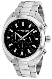 Michael Kors Czarny/Stal Ø46 mm MK8270