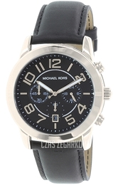 Michael Kors Mercer Czarny/Skóra Ø45 mm MK8288