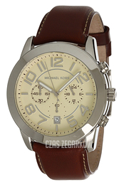 Michael Kors Mercer Kremowy/Skóra Ø45 mm MK8292