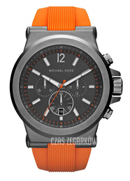 Michael Kors Dylan Czarny/Guma Ø48 mm MK8296