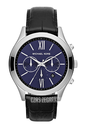 Michael Kors Brookton Niebieski/Skóra Ø45 mm MK8307