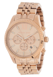 Michael Kors Lexington Różowe złoto/Stal w kolorze różowego złota Ø45 mm MK8319