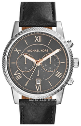 Michael Kors Hawthorne Szary/Skóra Ø42 mm MK8393