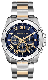 Michael Kors Brecken Niebieski/Stal w odcieniu złota Ø44 mm MK8437