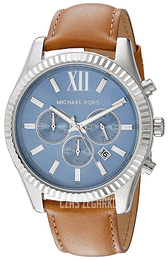 Michael Kors Lexington Niebieski/Skóra Ø44 mm MK8537