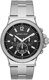 Michael Kors Czarny/Stal Ø46 mm MK8654