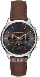 Michael Kors Sutter Czarny/Skóra Ø42 mm MK8722