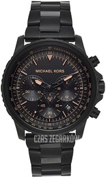 Michael Kors Czarny/Stal Ø42 mm MK8755