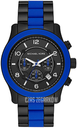 Michael Kors Czarny/Guma Ø45 mm MK8756