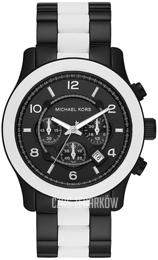 Michael Kors Czarny/Guma Ø45 mm MK8757