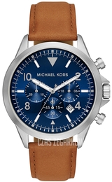 Michael Kors Gage Niebieski/Skóra Ø45 mm MK8830
