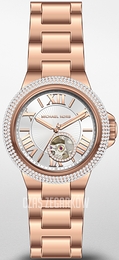 Michael Kors Camille Srebrny/Stal w kolorze różowego złota Ø33 mm MK9051