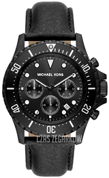 Michael Kors Everest Czarny/Skóra Ø45 mm MK9053