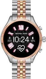 Michael Kors Czarny/Stal w odcieniu złota Ø44 mm MKT5080