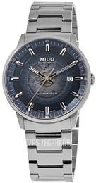 Mido Commander Niebieski/Stal Ø40 mm M021.407.11.411.01