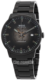 Mido Commander Szary/Stal Ø40 mm M021.407.33.411.00