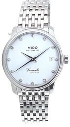Mido Baroncelli Biały/Stal Ø33 mm M027.207.11.016.00
