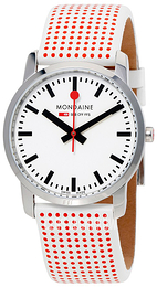 Mondaine Simply Elegant Biały/Skóra Ø36 mm A400.30351.11SBA