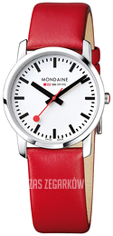 Mondaine Simply Elegant Biały/Skóra Ø36 mm A400.30351.11SBC