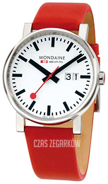 Mondaine Evo Big Biały/Skóra Ø40 mm A627.30303.11SBC