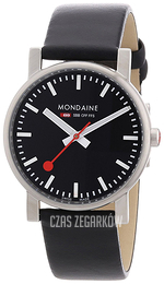 Mondaine Evo Big Czarny/Skóra Ø35 mm A658.30300.14SBB