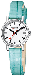 Mondaine Evo Petite Biały/Skóra Ø26 mm A658.30301.11SBF