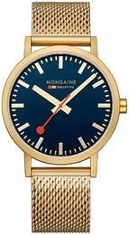 Mondaine Classic Niebieski/Stal w odcieniu złota Ø40 mm A660.30360.40SBM