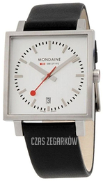 Mondaine Evo Square Biały/Skóra A661.30343.16SBB