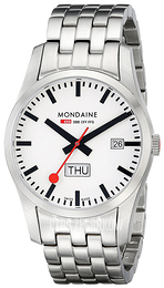 Mondaine Biały/Stal Ø40 mm A667.30340.16SBM
