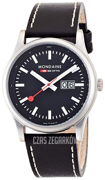 Mondaine Sport Czarny/Skóra Ø41 mm A669.30308.14SBB